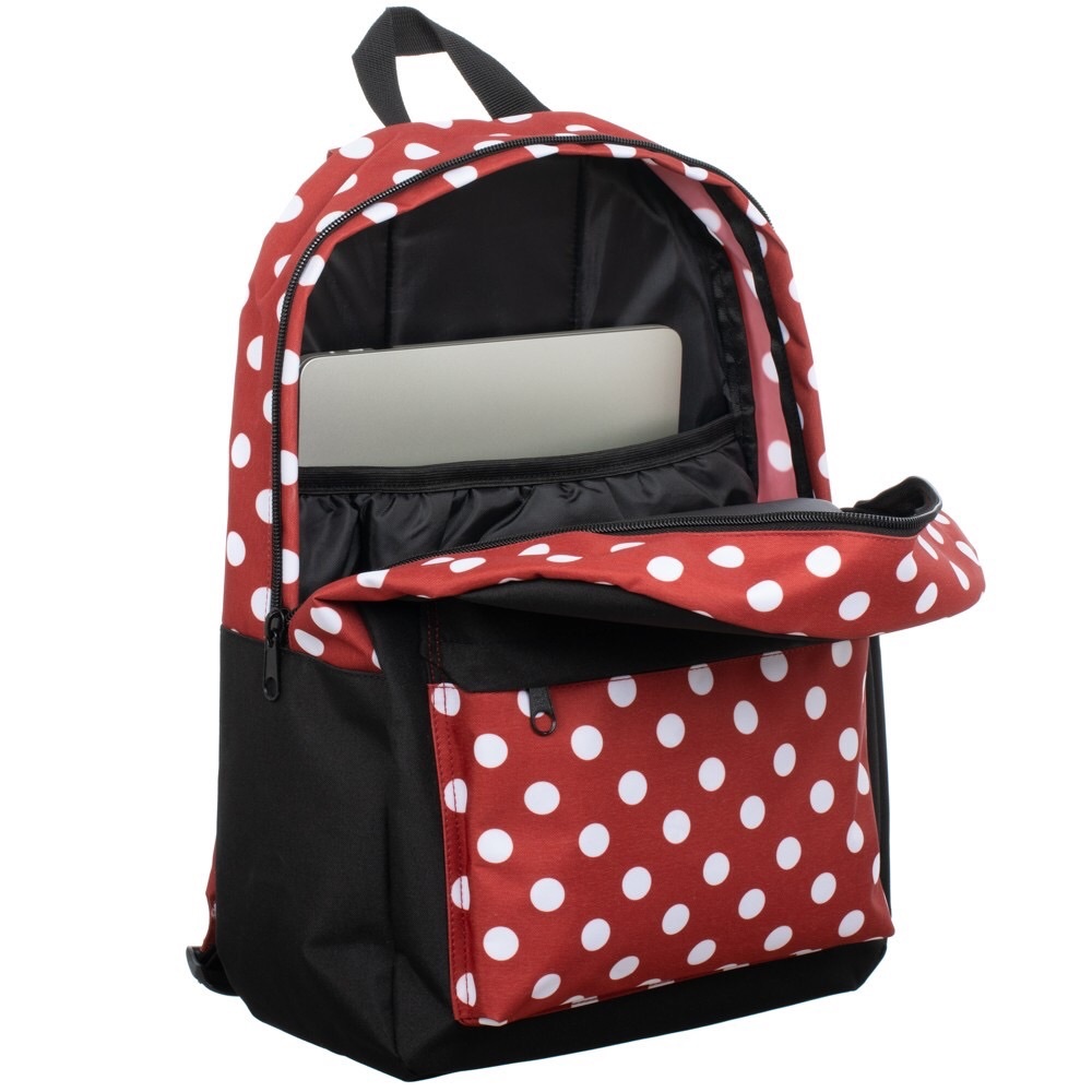 Disney’s Minnie Mouse Polka Dot Backpack - Picture 6 of 7